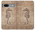 S3214 Seahorse Skeleton Fossil Case For Google Pixel 7a
