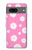 S3500 Pink Floral Pattern Case For Google Pixel 7a