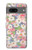 S3688 Floral Flower Art Pattern Case For Google Pixel 7a