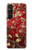 S2414 Red Blossoming Almond Tree Van Gogh Case For Sony Xperia 1 V