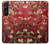 S2414 Red Blossoming Almond Tree Van Gogh Case For Sony Xperia 1 V