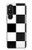 S2492 Black and White Check Case For Sony Xperia 1 V