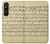 S2504 Vintage Music Sheet Case For Sony Xperia 1 V
