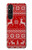 S2835 Christmas Reindeer Knitted Pattern Case For Sony Xperia 1 V