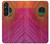 S3201 Pink Peacock Feather Case For Sony Xperia 1 V