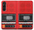 S3204 Red Cassette Recorder Graphic Case For Sony Xperia 1 V