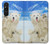 S3794 Arctic Polar Bear and Seal Paint Case For Sony Xperia 1 V