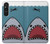 S3825 Cartoon Shark Sea Diving Case For Sony Xperia 1 V