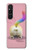 S3923 Cat Bottom Rainbow Tail Case For Sony Xperia 1 V