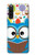 S2521 Cute Nerd Owl Cartoon Case For Sony Xperia 10 V