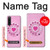 S2847 Pink Retro Rotary Phone Case For Sony Xperia 10 V
