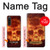 S3881 Fire Skull Case For Sony Xperia 10 V