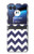 S2345 Navy Blue Shavron Zig Zag Pattern Case For Motorola Razr 40 Ultra