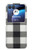 S2842 Black and White Buffalo Check Pattern Case For Motorola Razr 40 Ultra