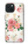 S1859 Rose Pattern Case For iPhone 15