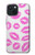 S2214 Pink Lips Kisses Case For iPhone 15