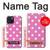 S2358 Pink Polka Dots Case For iPhone 15