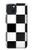 S2492 Black and White Check Case For iPhone 15