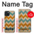S3033 Vintage Wood Chevron Graphic Printed Case For iPhone 15