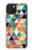 S3049 Triangles Vibrant Colors Case For iPhone 15