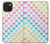 S3499 Colorful Heart Pattern Case For iPhone 15