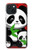 S3929 Cute Panda Eating Bamboo Case For iPhone 15