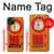 S2780 Vintage Orange Bakelite Radio Case For iPhone 15 Plus