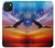S3841 Bald Eagle Flying Colorful Sky Case For iPhone 15 Plus