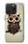 S0360 Coffee Owl Case For iPhone 15 Pro