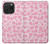 S2213 Pink Leopard Pattern Case For iPhone 15 Pro
