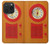 S2780 Vintage Orange Bakelite Radio Case For iPhone 15 Pro