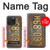 S3228 Vintage Car License Plate Case For iPhone 15 Pro