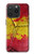 S3315 Spain Flag Vintage Football Graphic Case For iPhone 15 Pro