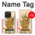 S3490 Gold Pineapple Case For iPhone 15 Pro