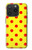 S3526 Red Spot Polka Dot Case For iPhone 15 Pro