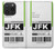 S3664 Airline Travel Luggage Label Case For iPhone 15 Pro