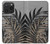 S3692 Gray Black Palm Leaves Case For iPhone 15 Pro