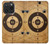 S3894 Paper Gun Shooting Target Case For iPhone 15 Pro