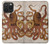 S2801 Vintage Octopus Case For iPhone 15 Pro Max