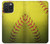 S3031 Yellow Softball Ball Case For iPhone 15 Pro Max