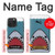 S3825 Cartoon Shark Sea Diving Case For iPhone 15 Pro Max