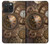 S3927 Compass Clock Gage Steampunk Case For iPhone 15 Pro Max