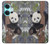 S3793 Cute Baby Panda Snow Painting Case For OnePlus Nord CE3