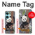 S3793 Cute Baby Panda Snow Painting Case For OnePlus Nord CE3