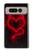 S3682 Devil Heart Case For Google Pixel Fold