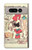 S3820 Vintage Cowgirl Fashion Paper Doll Case For Google Pixel Fold