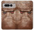S3940 Leather Mad Face Graphic Paint Case For Google Pixel Fold