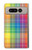 S3942 LGBTQ Rainbow Plaid Tartan Case For Google Pixel Fold