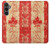 S1603 Canada Flag Old Vintage Case For Samsung Galaxy S23 FE