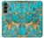 S2906 Aqua Turquoise Stone Case For Samsung Galaxy S23 FE